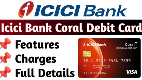 icici expression coral debit card